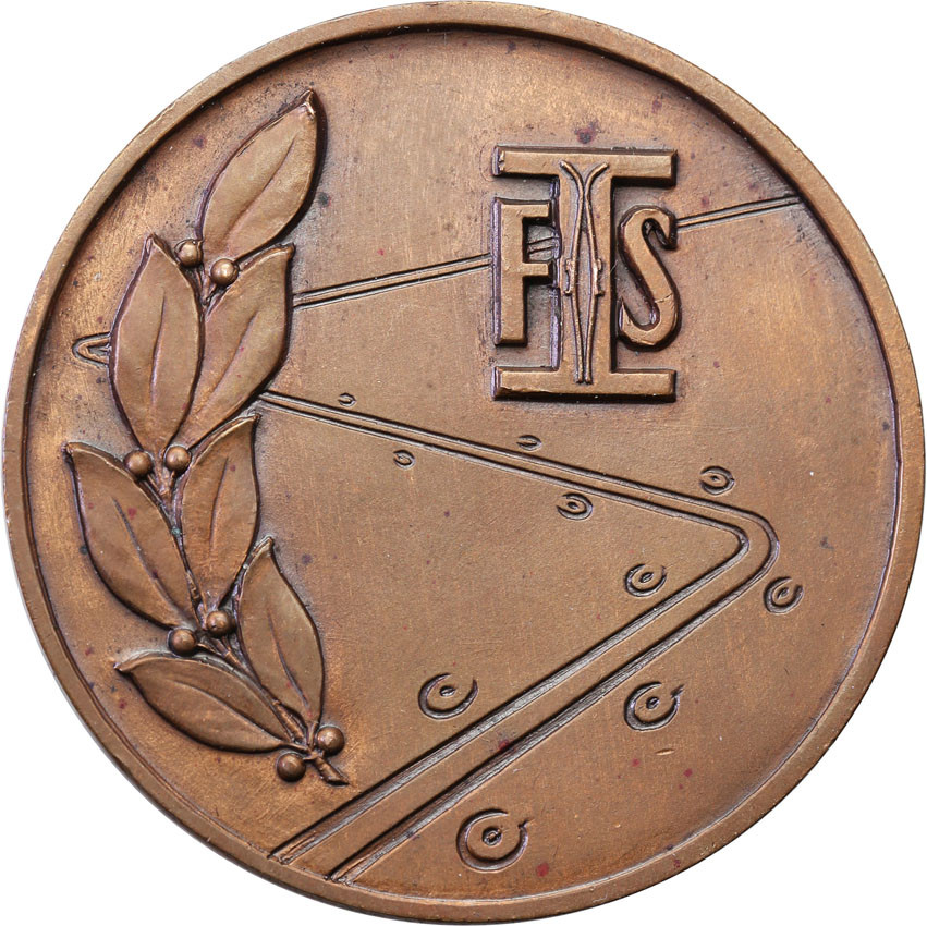 Brązowy medal pamiątkowy Mistrzostw Świata Lahti 1958